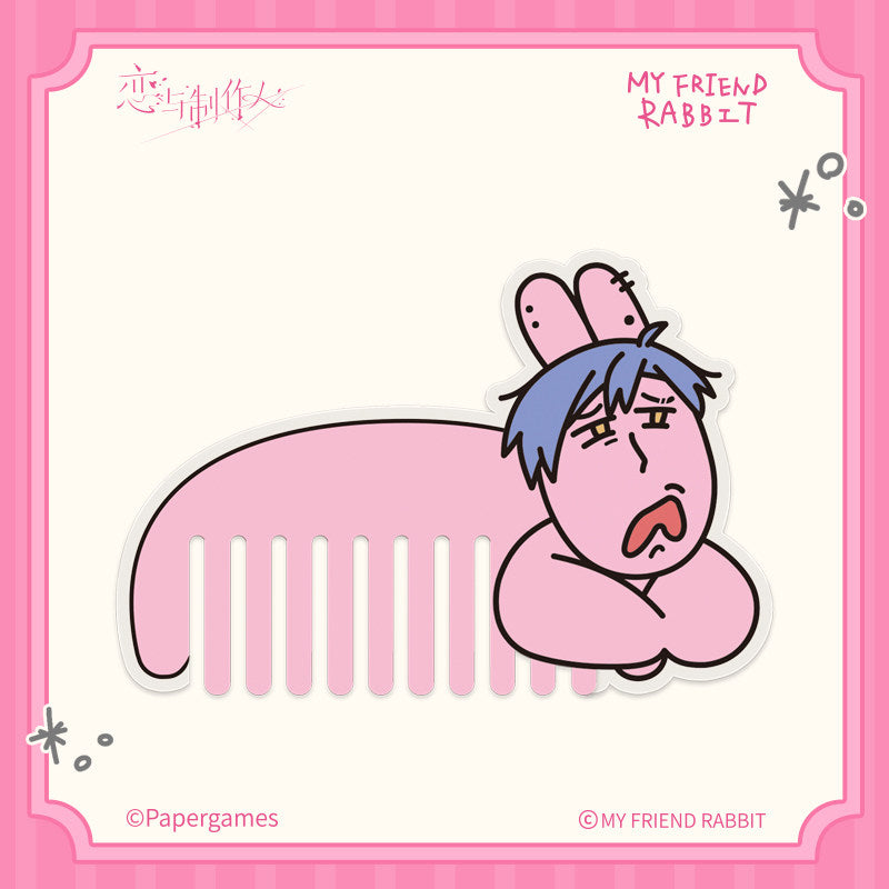 【Pre-Order】Mr Love: Queen's Choice × My Friend Rabbit Acrylic Comb