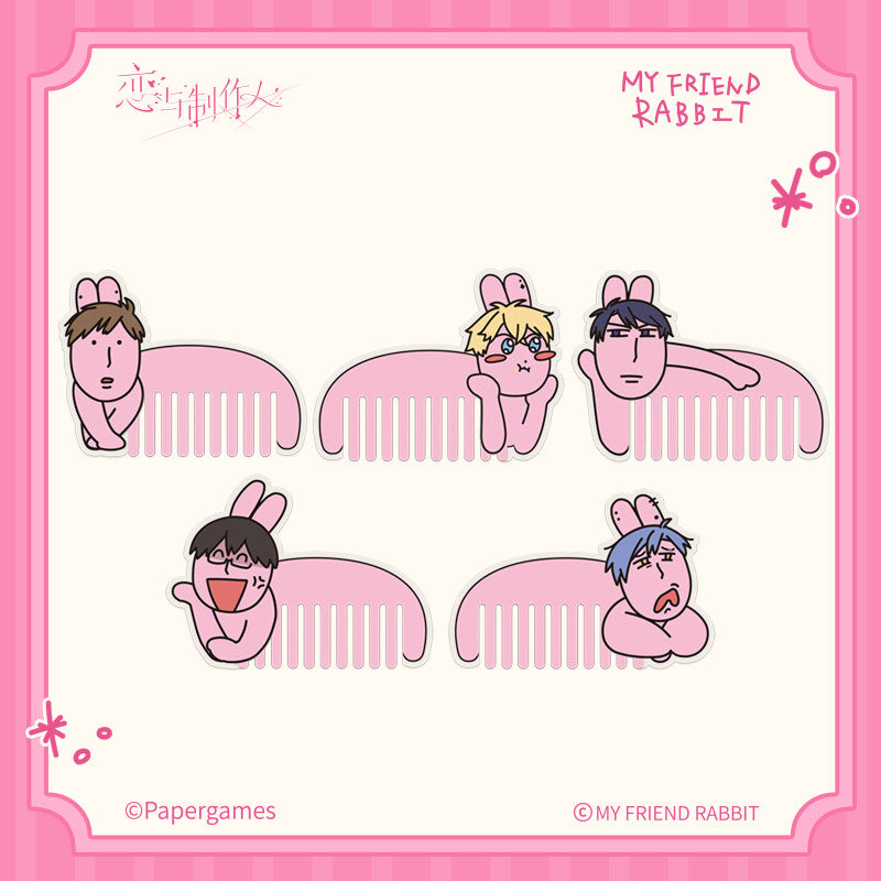 Mr Love Queens Choice My Friend Rabbit Acrylic Comb - Final Look